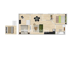 Аренда квартиры 3+1, 82м2, Прага 2 - Vinohrady